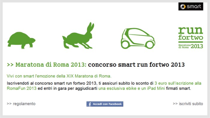 concorso smart run fortwo 2013